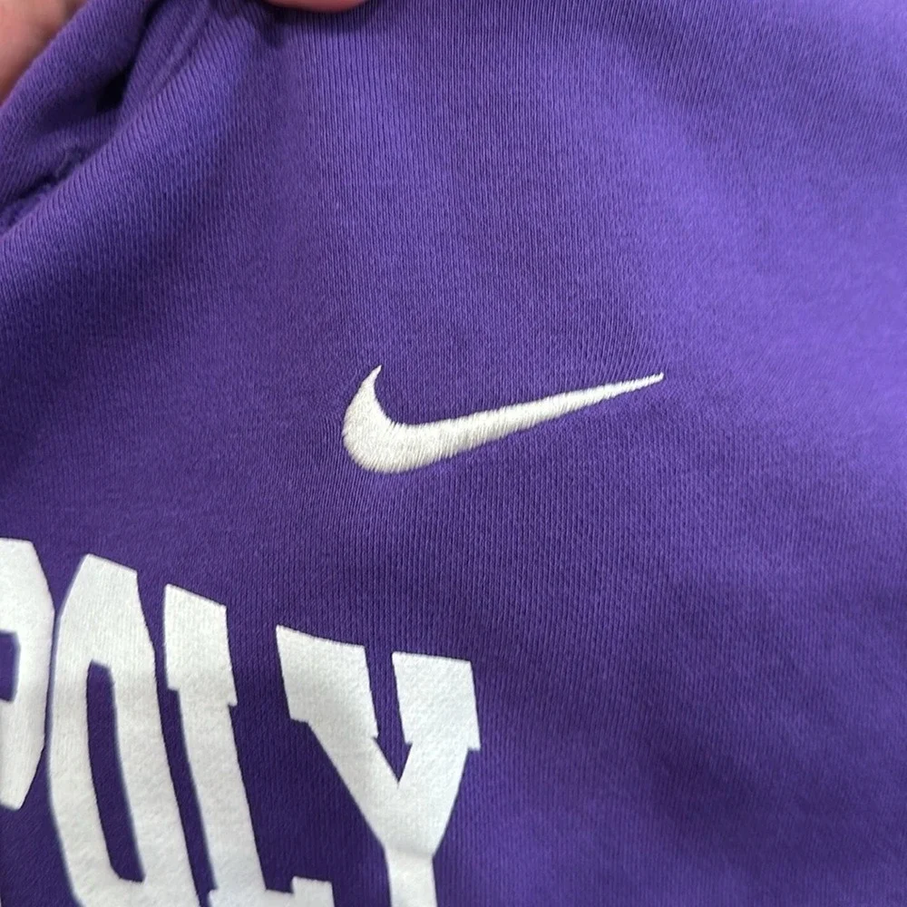 NIKE Purple FLORIDA POLY Fleece Pullover Sweatshirt Hoodie‎ Size XL